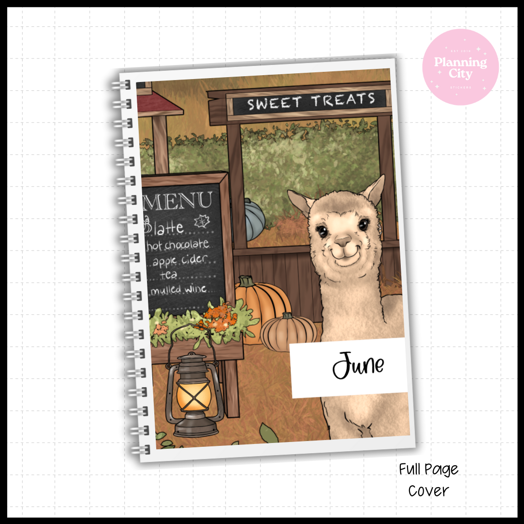 Fall Fairground Full Cover Sticker (Month / No Month Option)