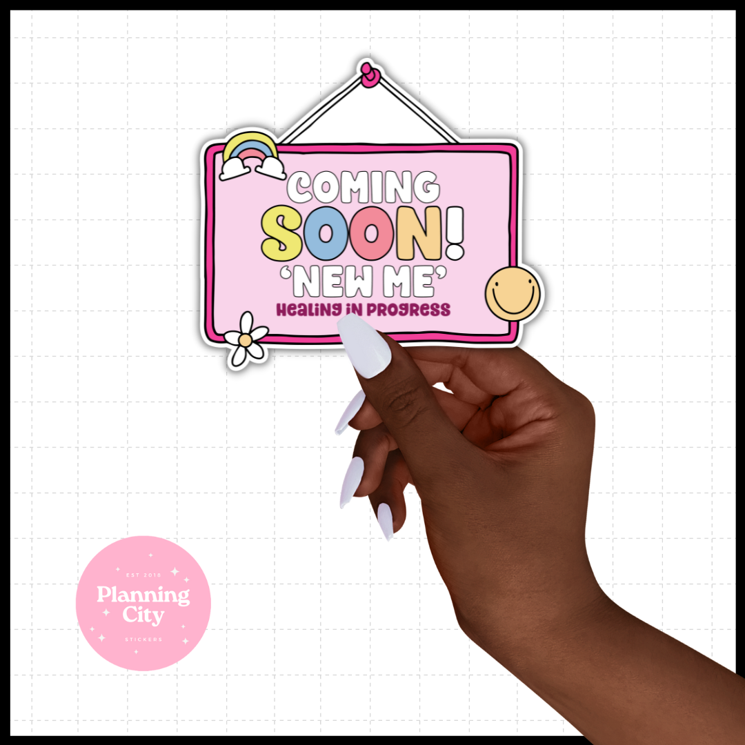 Coming Soon New Me II Vinyl Die Cut Sticker