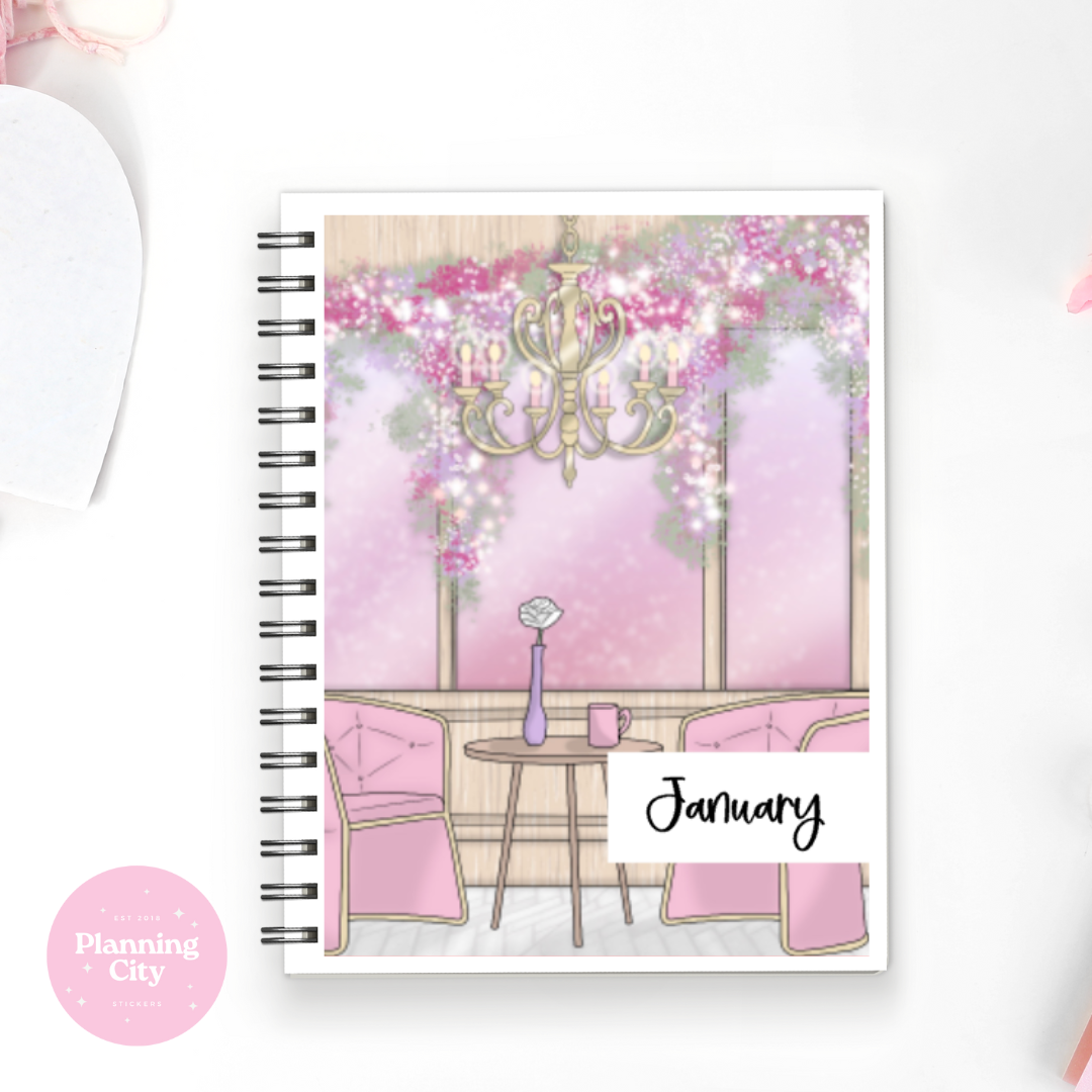 Love Cafe V1 Full Cover Sticker (Month / No Month Option)