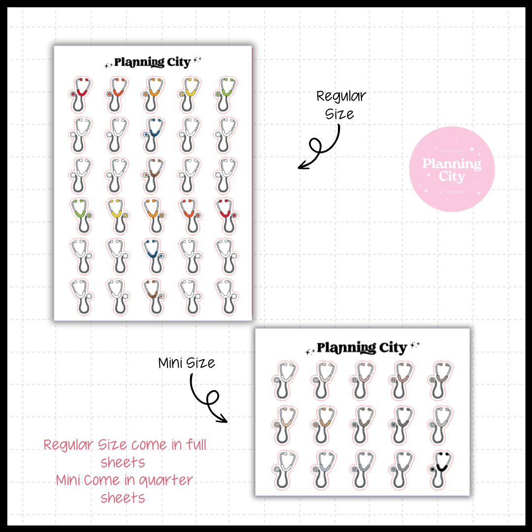 Stethoscope - Icon Sticker