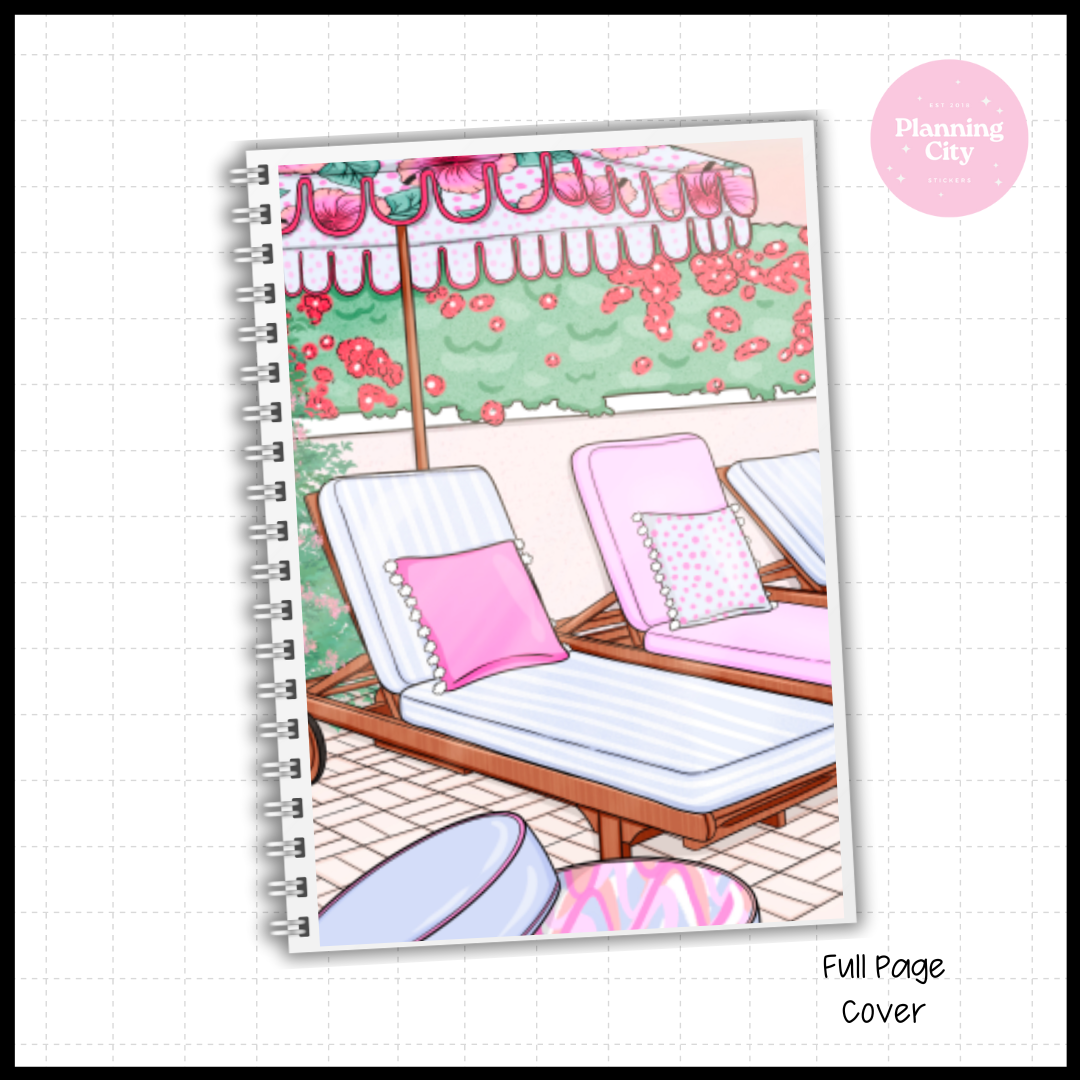 Summer Garden Full Cover Sticker (Month / No Month Option)