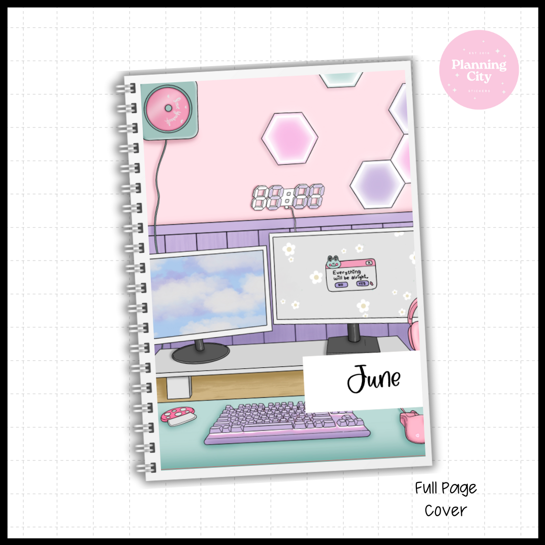 Gamer Girl Full Cover Sticker (Month / No Month Option)