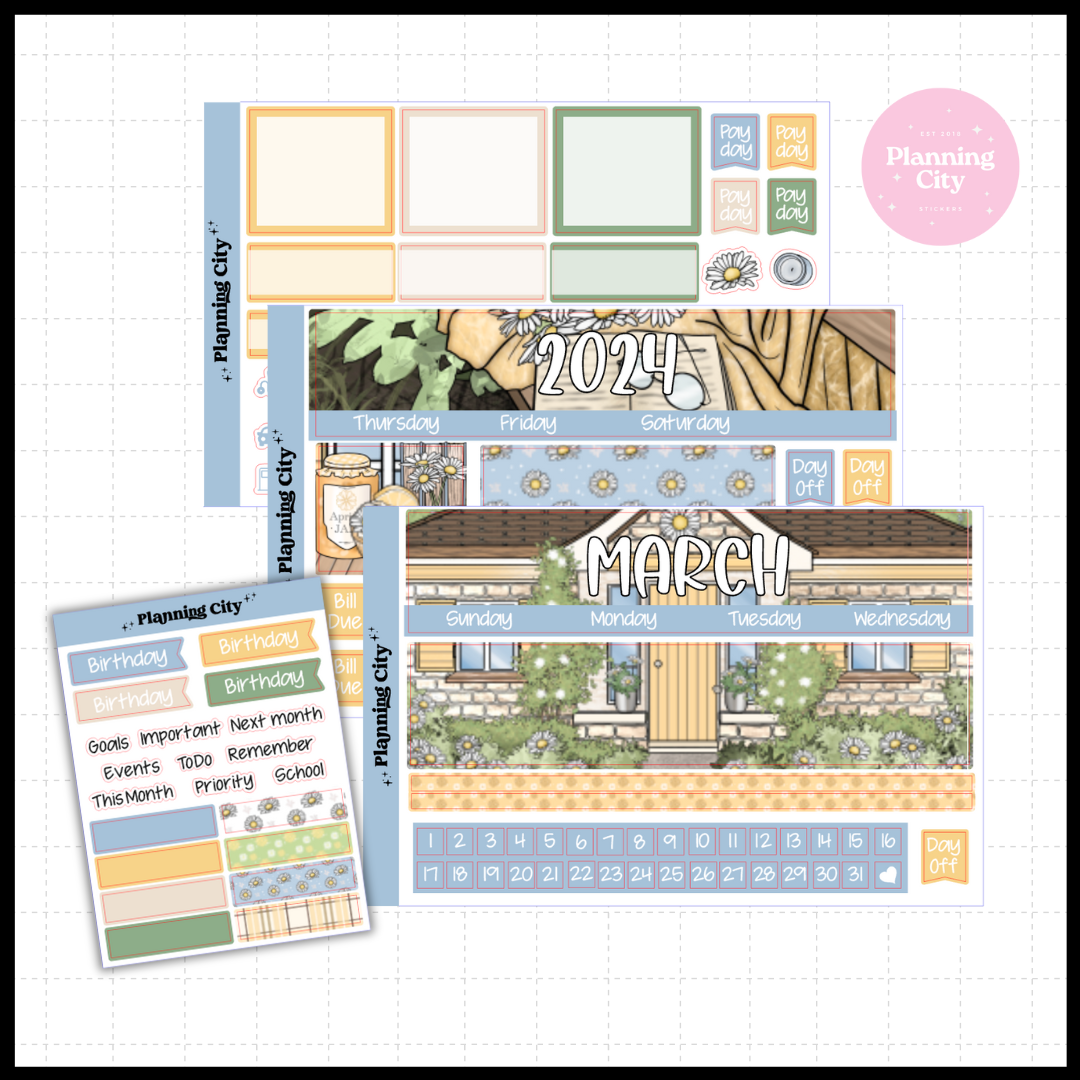 Sunshine Daisy Monthly (Choose Your Month)