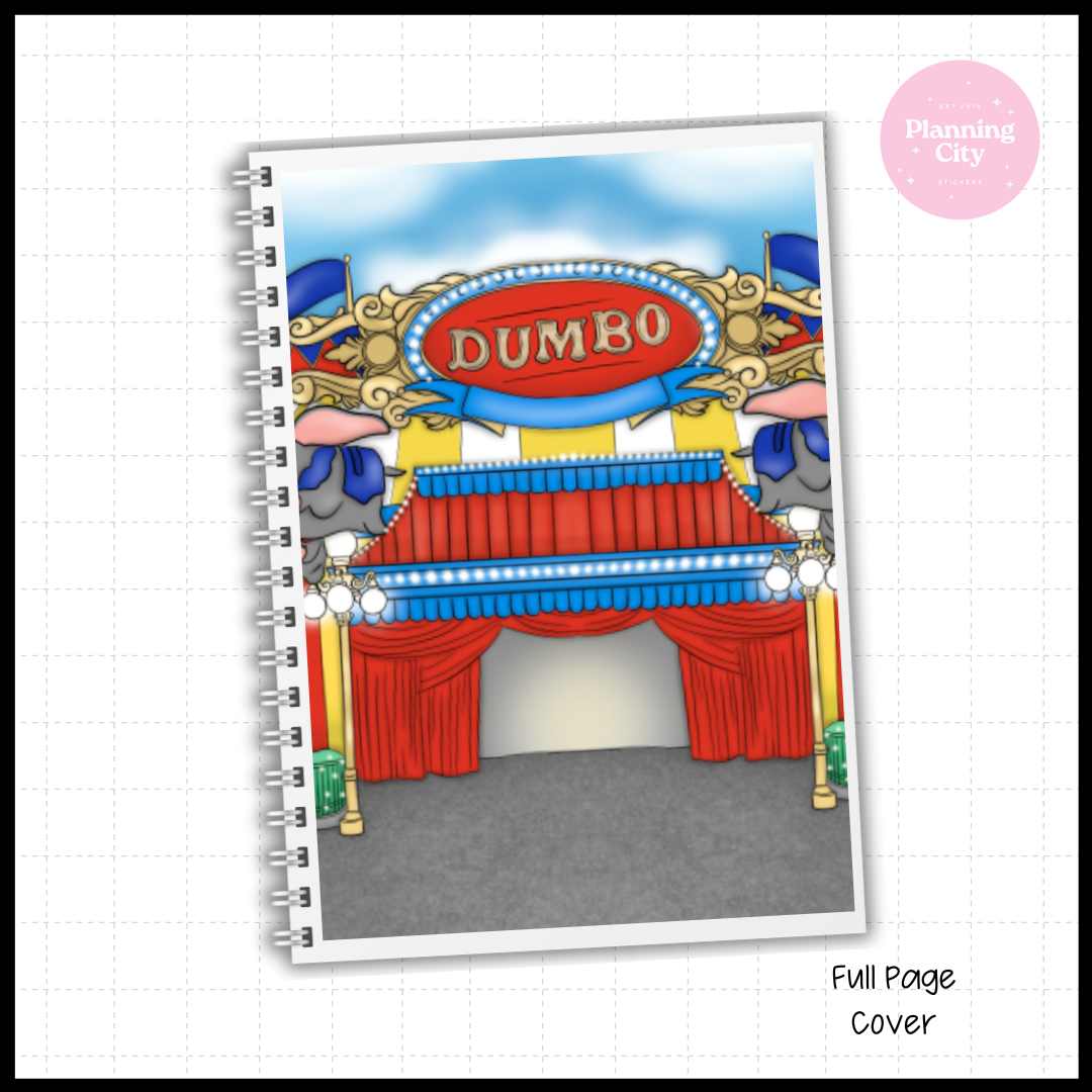 Circus Full Cover Sticker (Month / No Month Option)