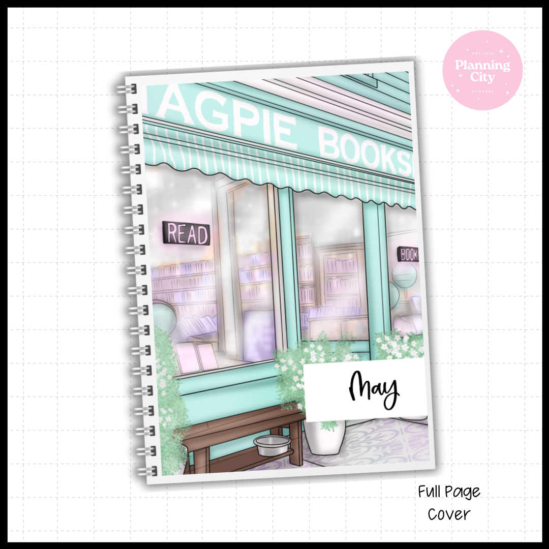 Bookish Full Cover Sticker (Month / No Month Option)