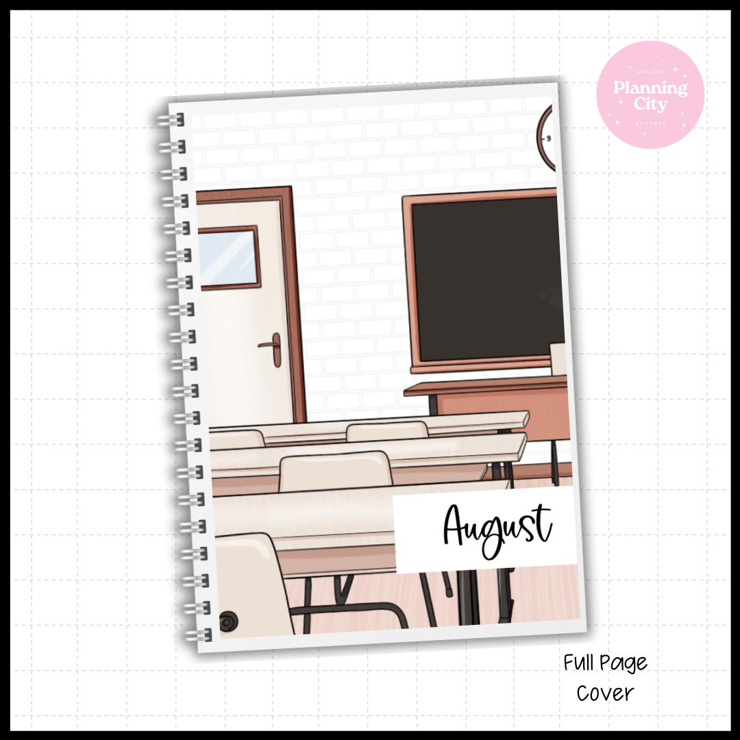 Back to School Full Cover Sticker (Month / No Month Option)