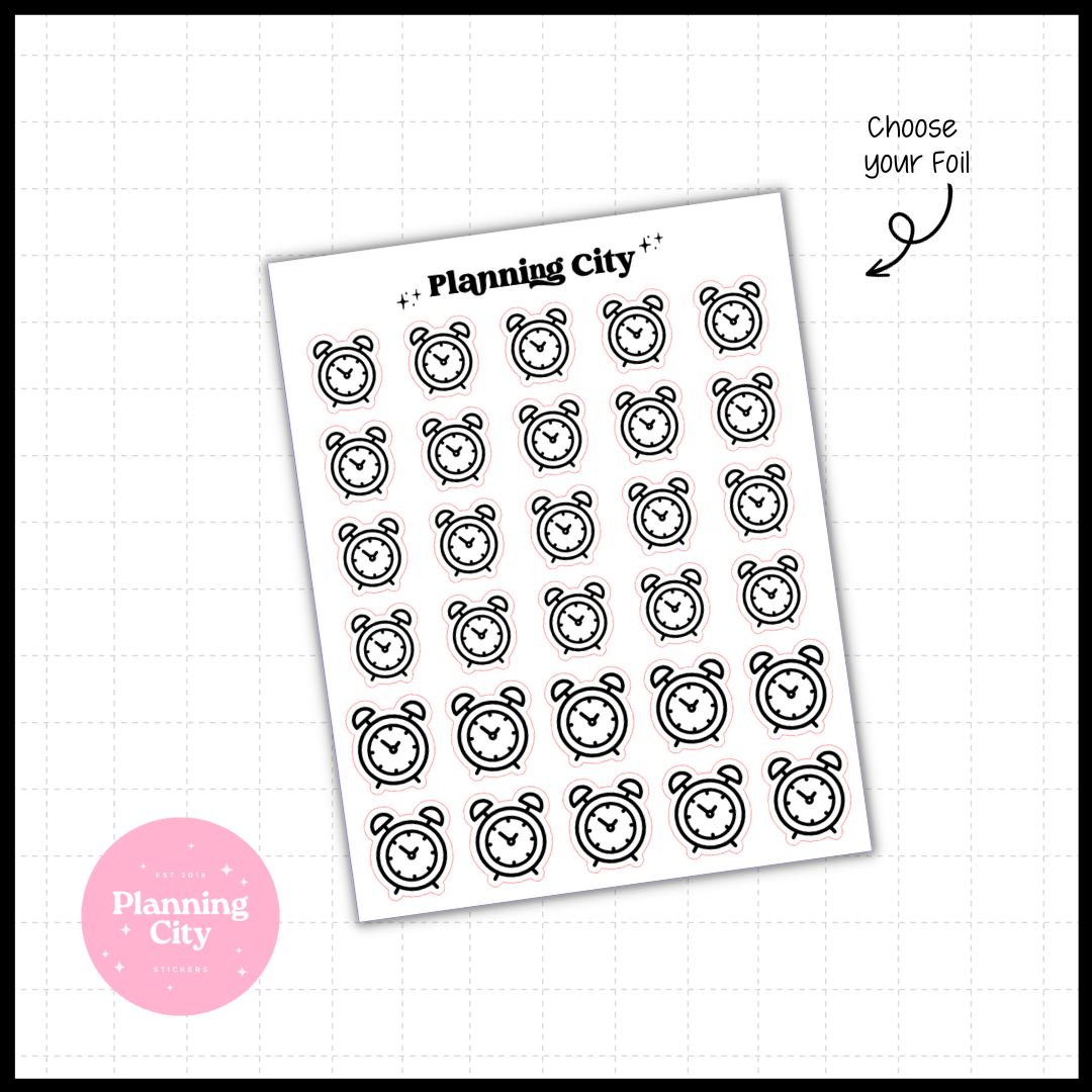Alarm Clock II Foiled Icon