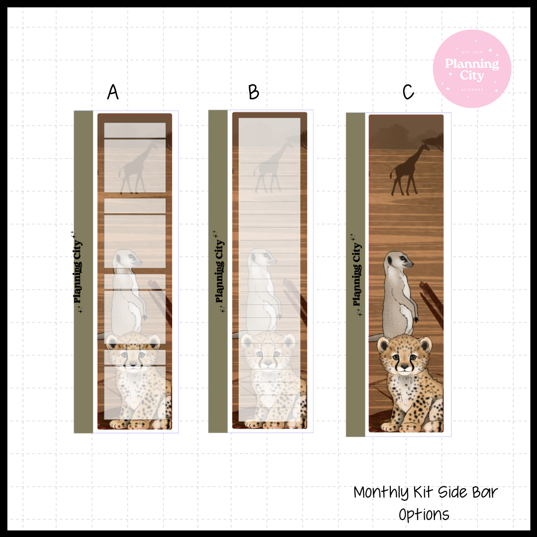 Safari Adventure Monthly (Choose Your Month)