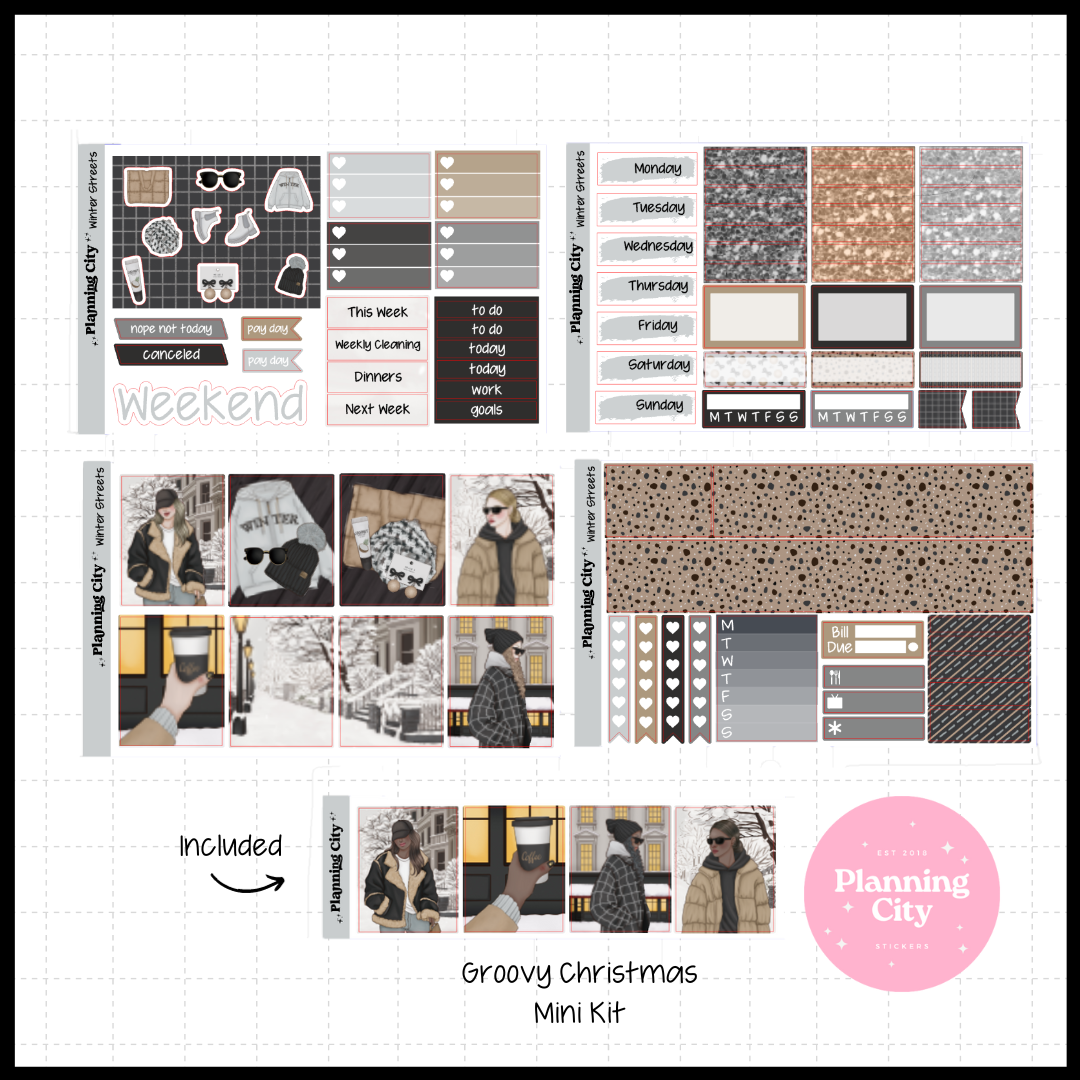 Winter Streets Mini Weekly Kit