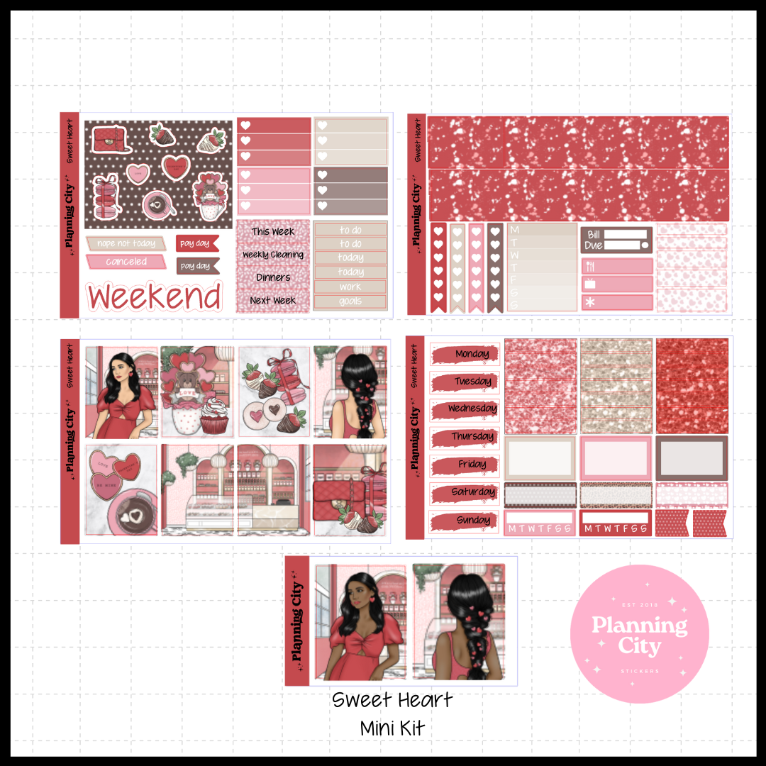 Sweet Heart Mini Weekly Kit