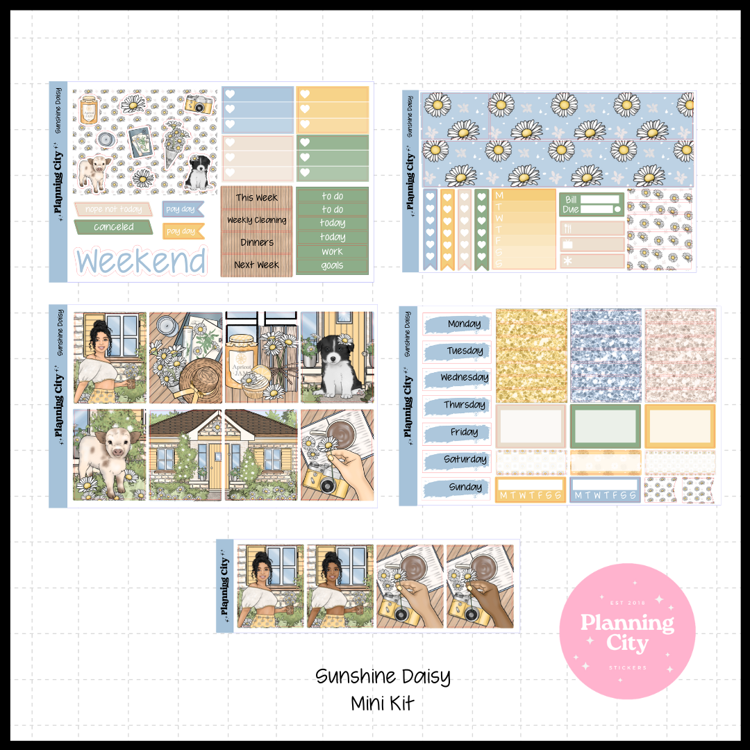 Sunshine Daisy Mini Weekly Kit