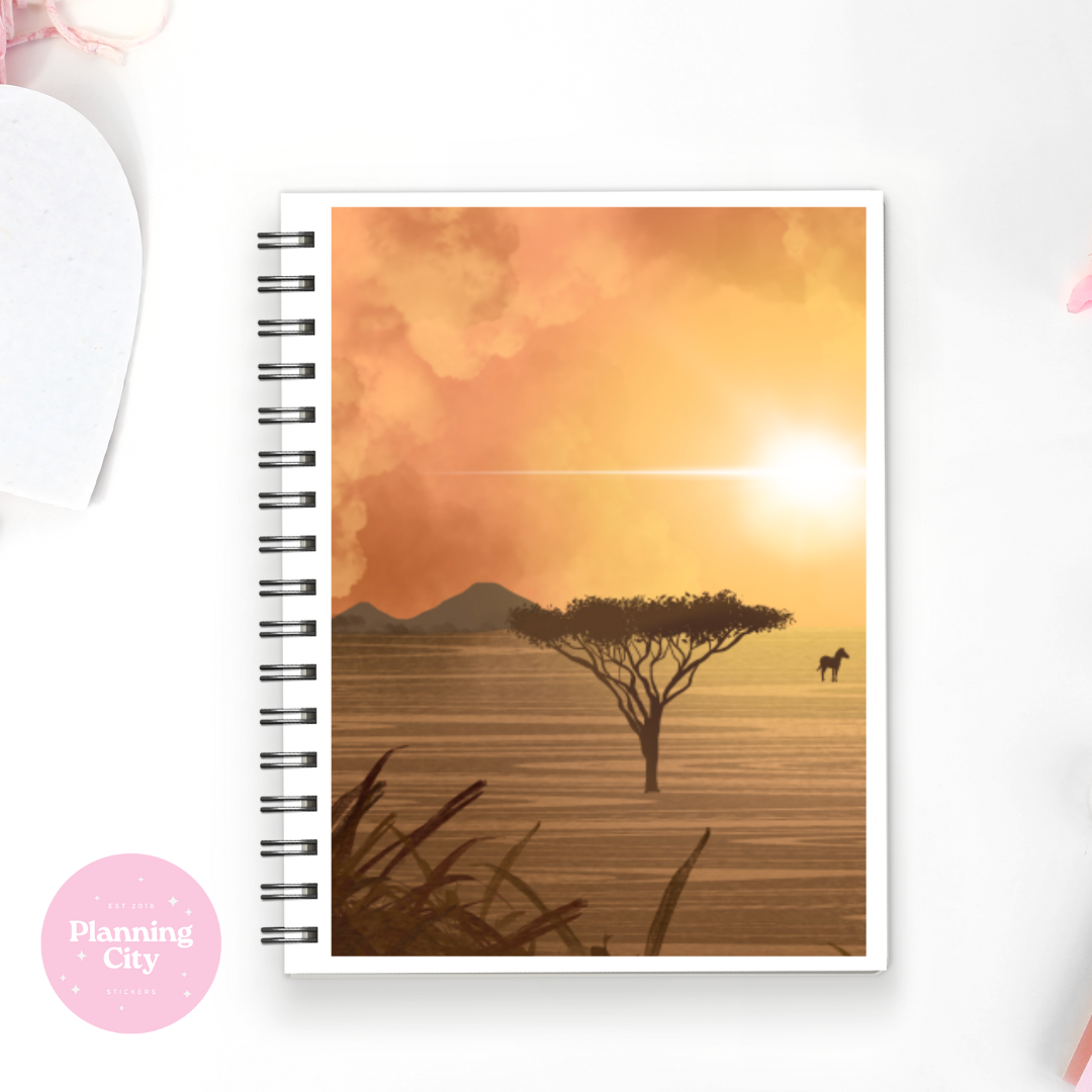 Safari Adventure Full Cover Sticker (Month / No Month Option)