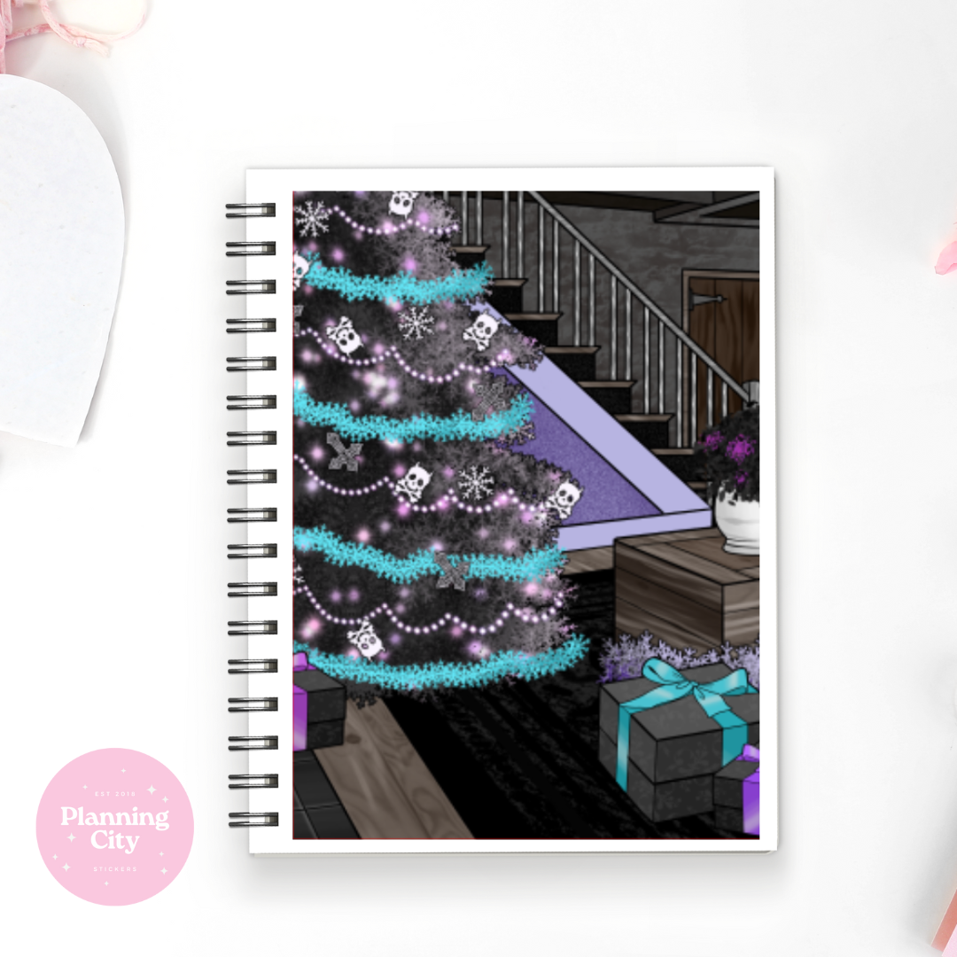 Alternate Christmas Full Cover Sticker (Month / No Month Option)