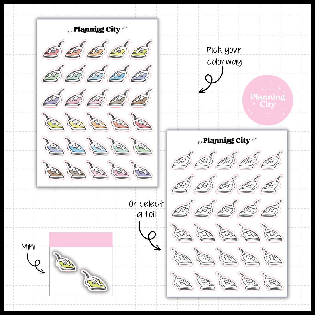 Iron - Icon Sticker