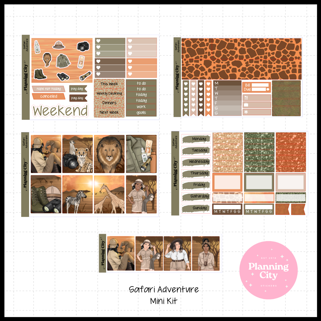 Safari Adventure Mini Weekly Kit