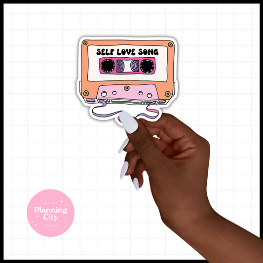 Self Love Song II Vinyl Die Cut Sticker
