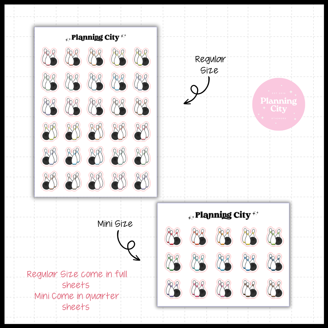 Bowling - Icon Sticker