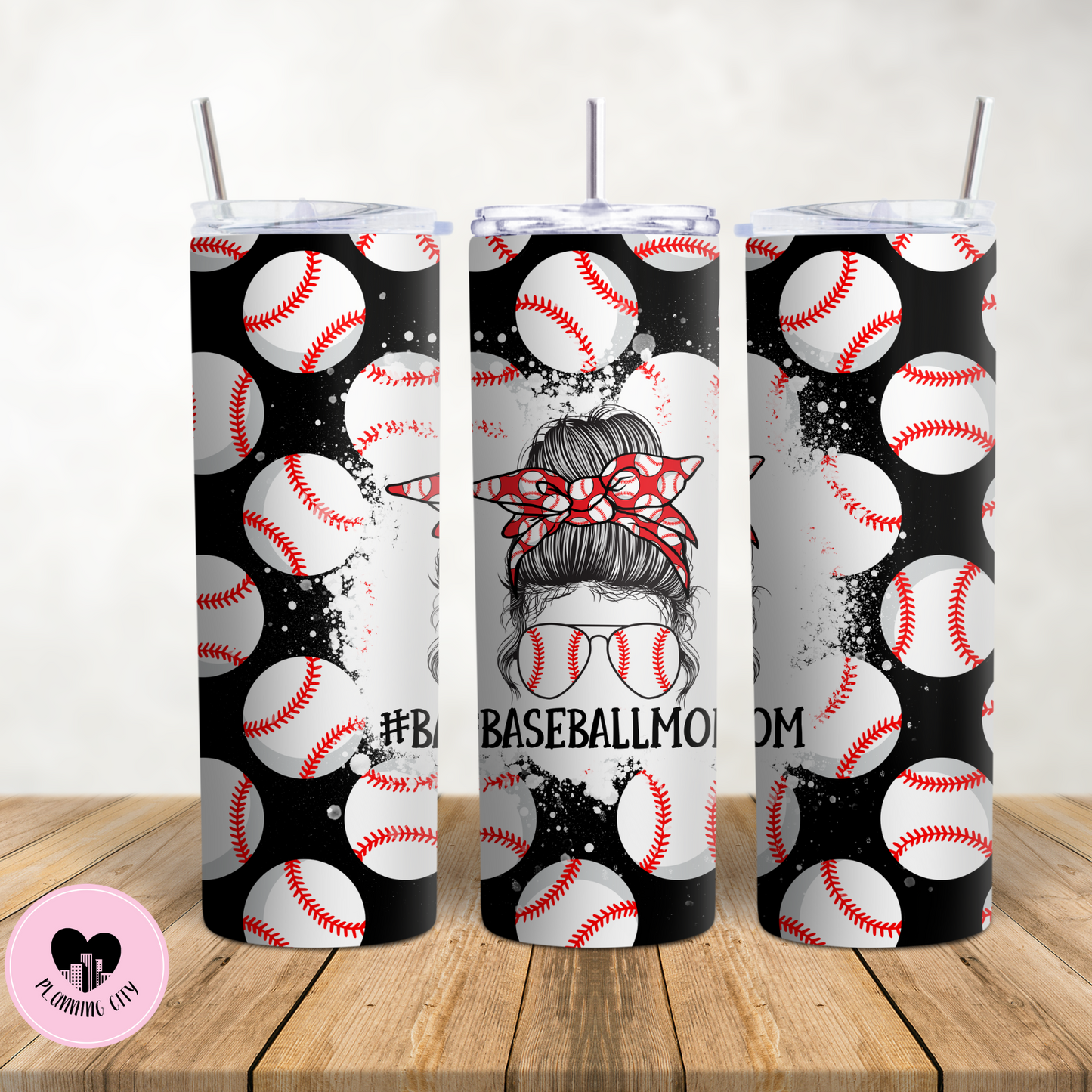 Baseball Mom 20 Oz Tumbler