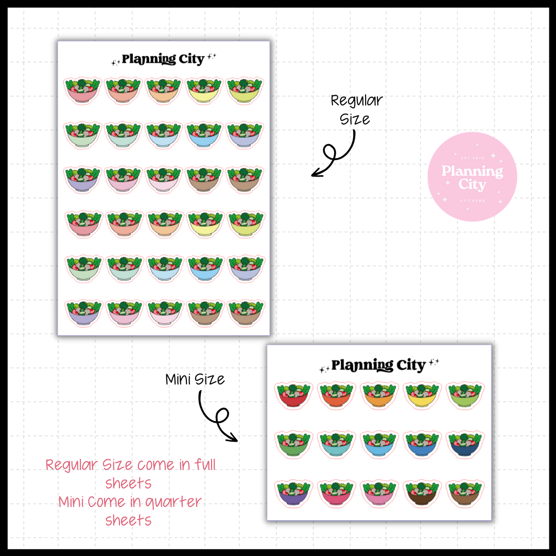 Salad Bowl - Icon Sticker