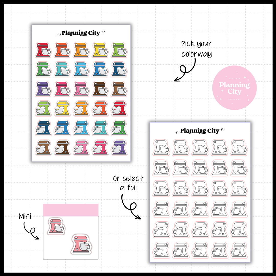 Stand Mixer - Icon Sticker