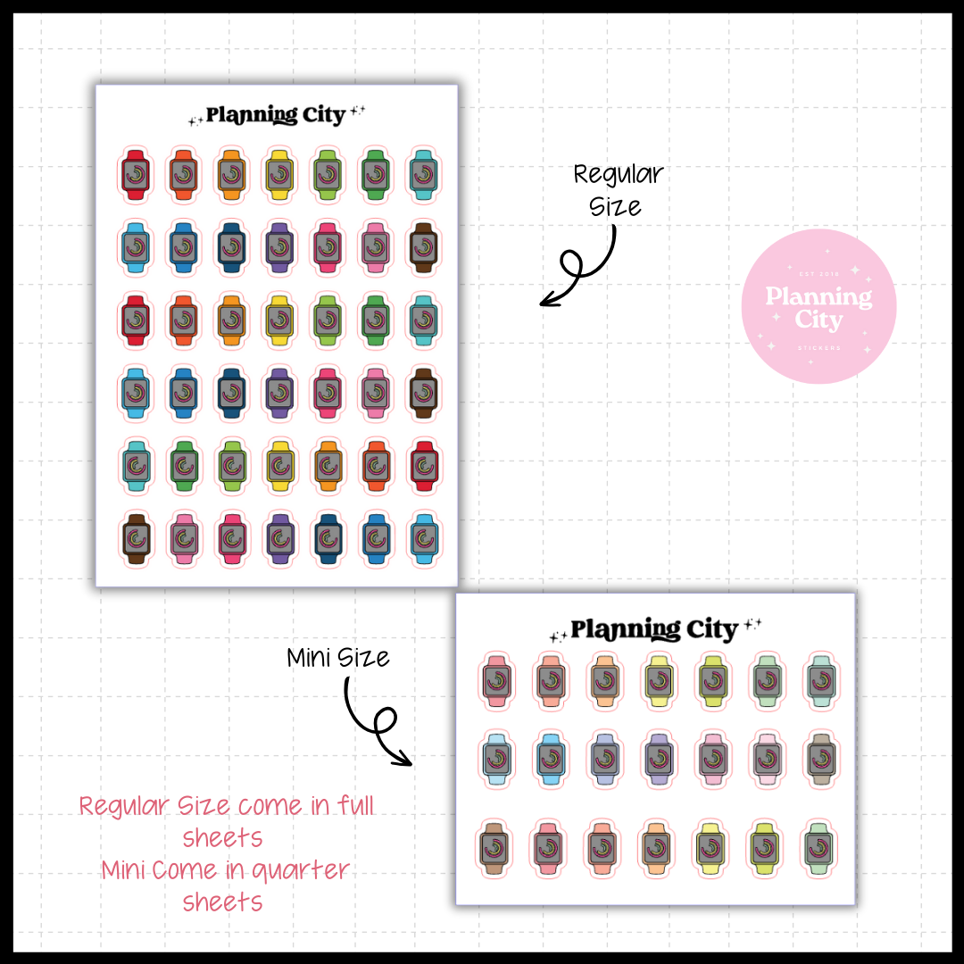 Close Rings Watch - Icon Sticker