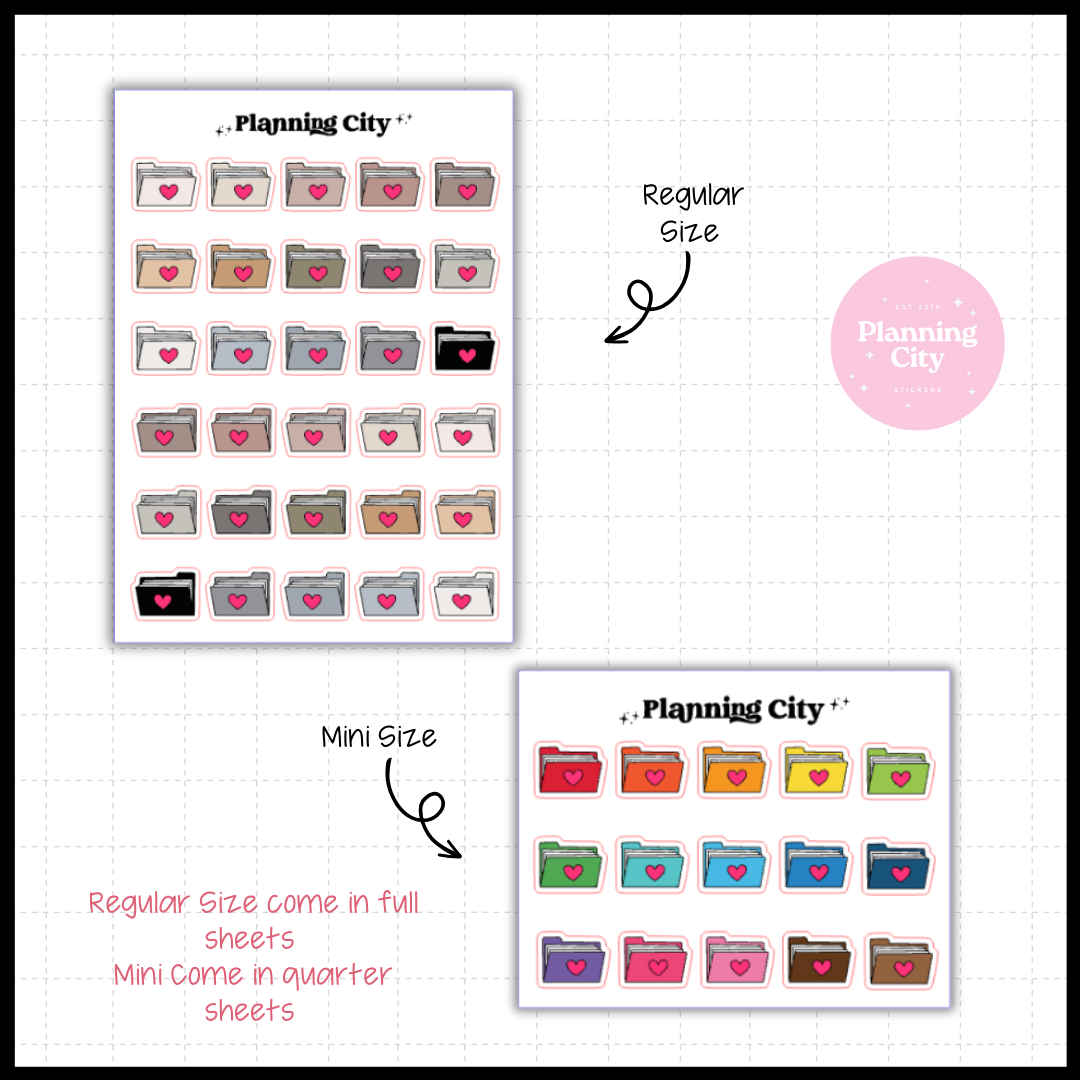File Folder - Icon Sticker