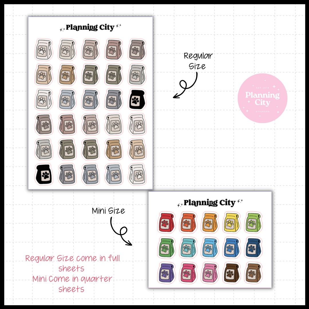 Dog Food - Icon Sticker