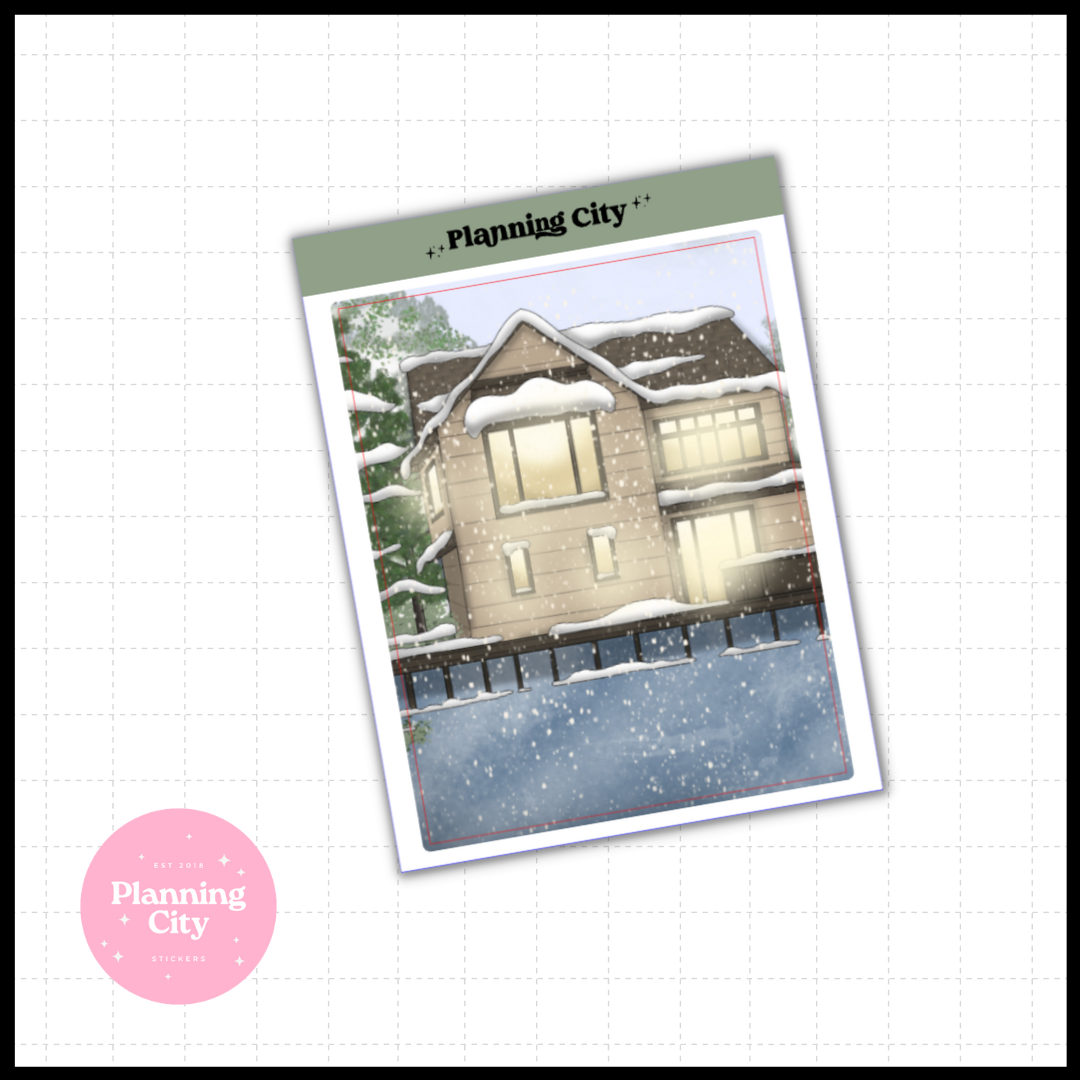 Snowy Cabin Deco Add On