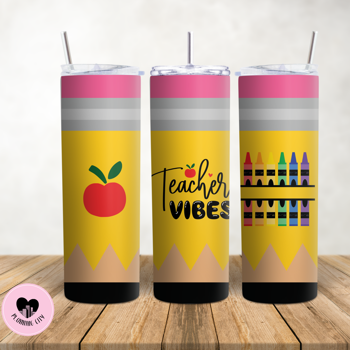 Teacher Vibes 20 Oz Tumbler