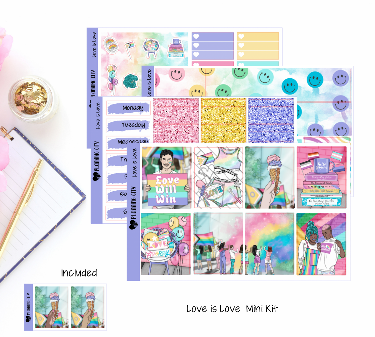Love is Love Mini Weekly Kit