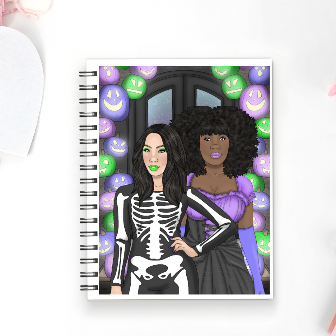Spooky Party Full Cover Sticker (Month / No Month Option)