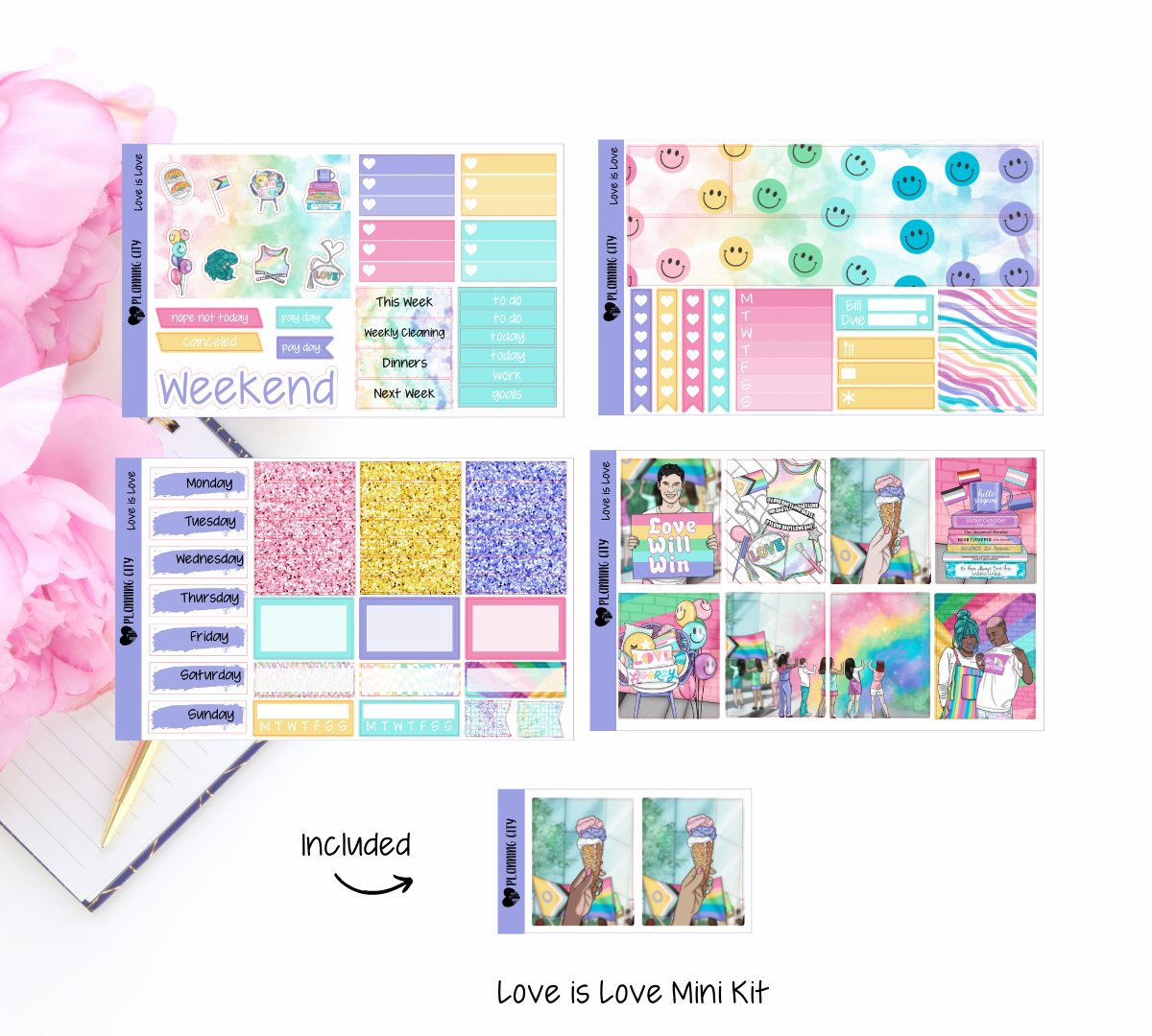 Love is Love Mini Weekly Kit