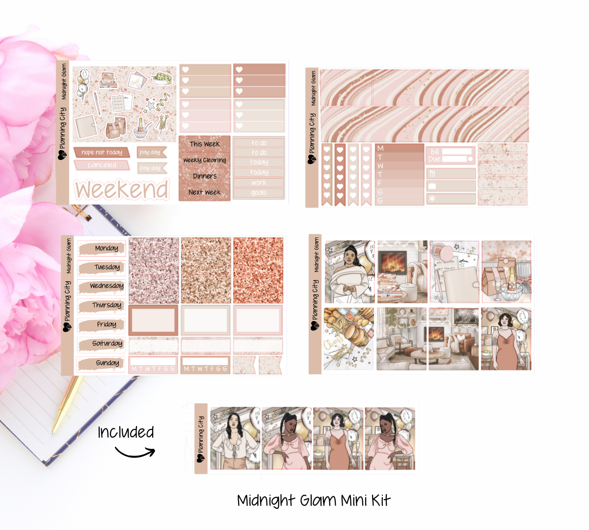 Midnight Glam Mini Weekly Kit