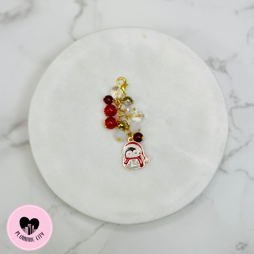 Santa Hat Penguin Charm
