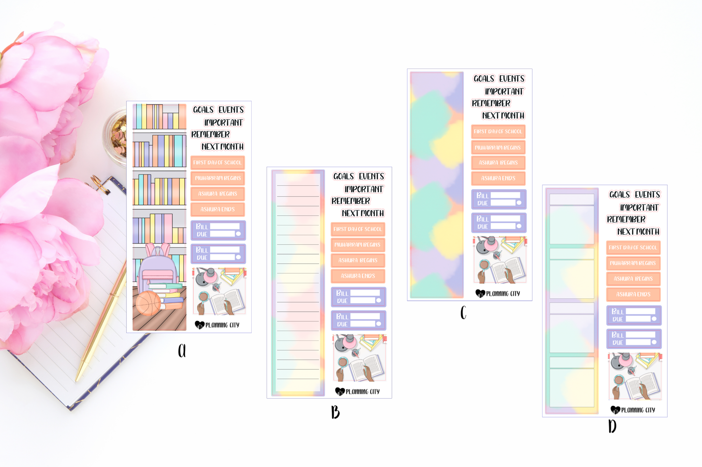 Study Monthly (Choose Your Month)