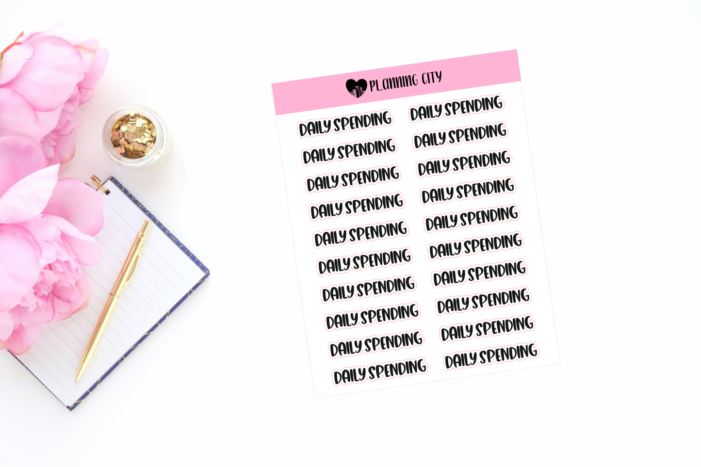 Daily Spending II Foiled Word