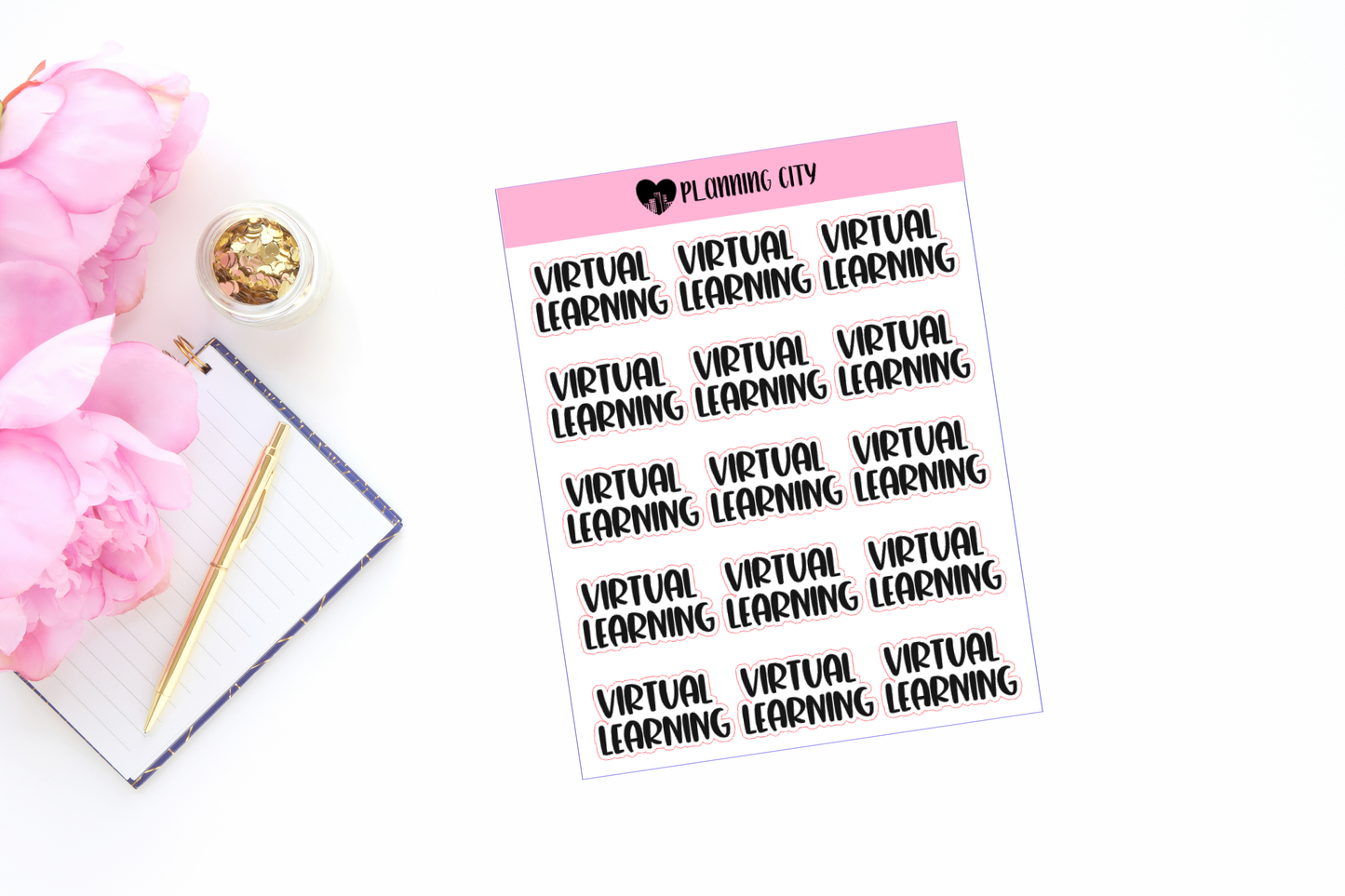 Virtual Learning II Foiled Word
