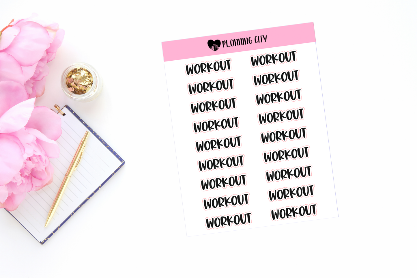 Workout II Foiled Word