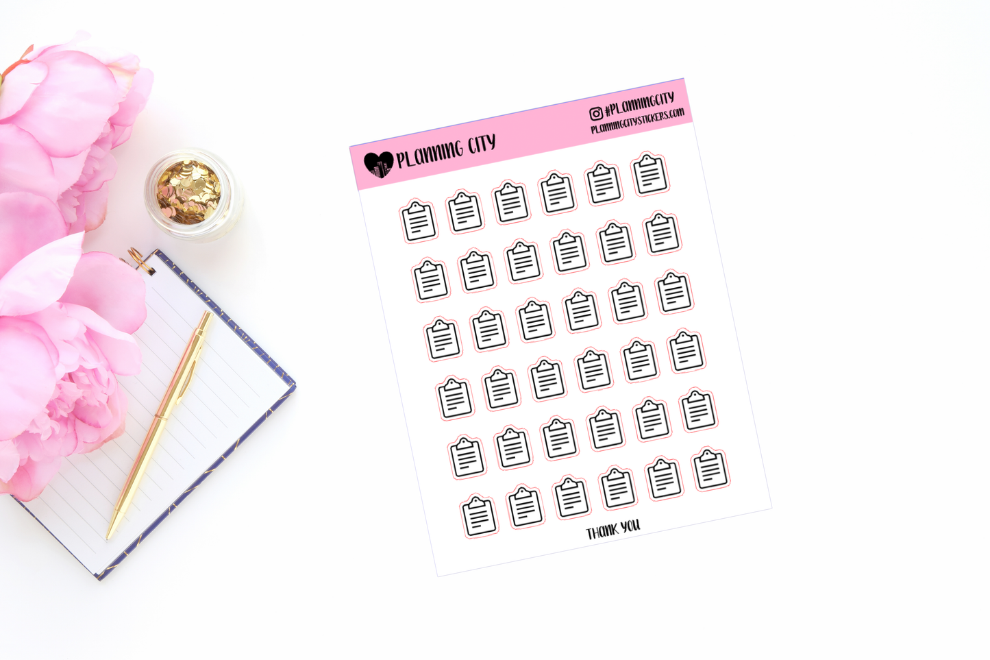 Clipboard II Foiled Icon