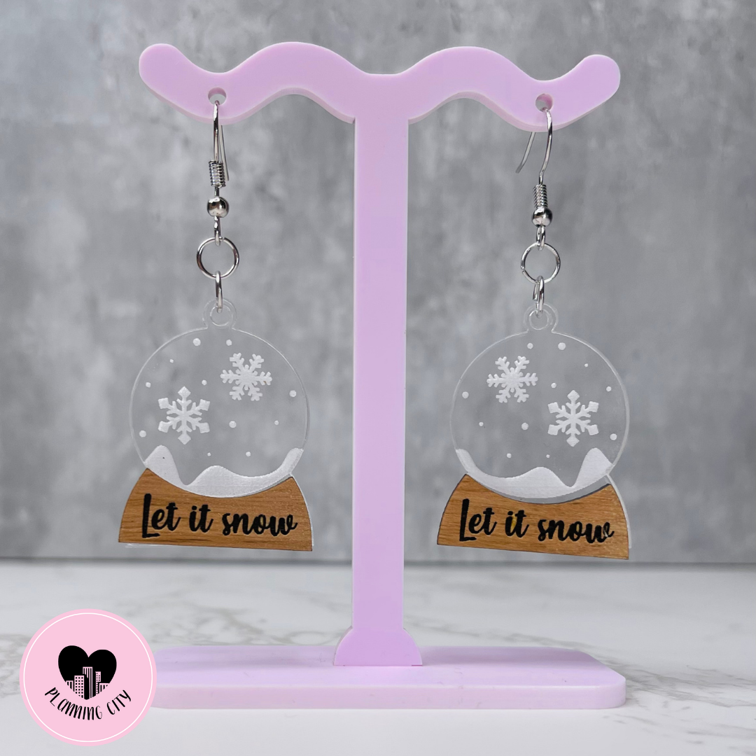 SnowGlobe Earrings
