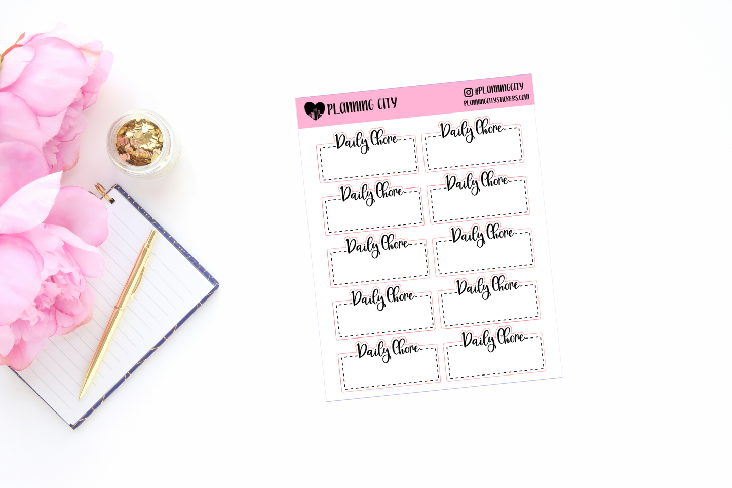 Daily Chore Label II Foiled Functional