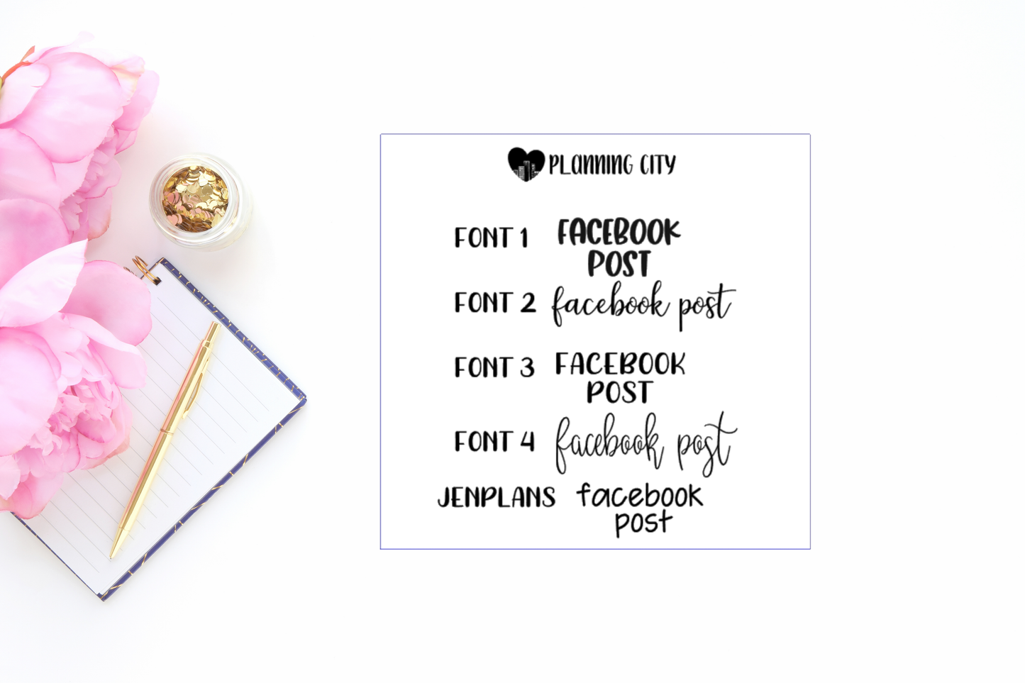Facebook Post II Foiled Word
