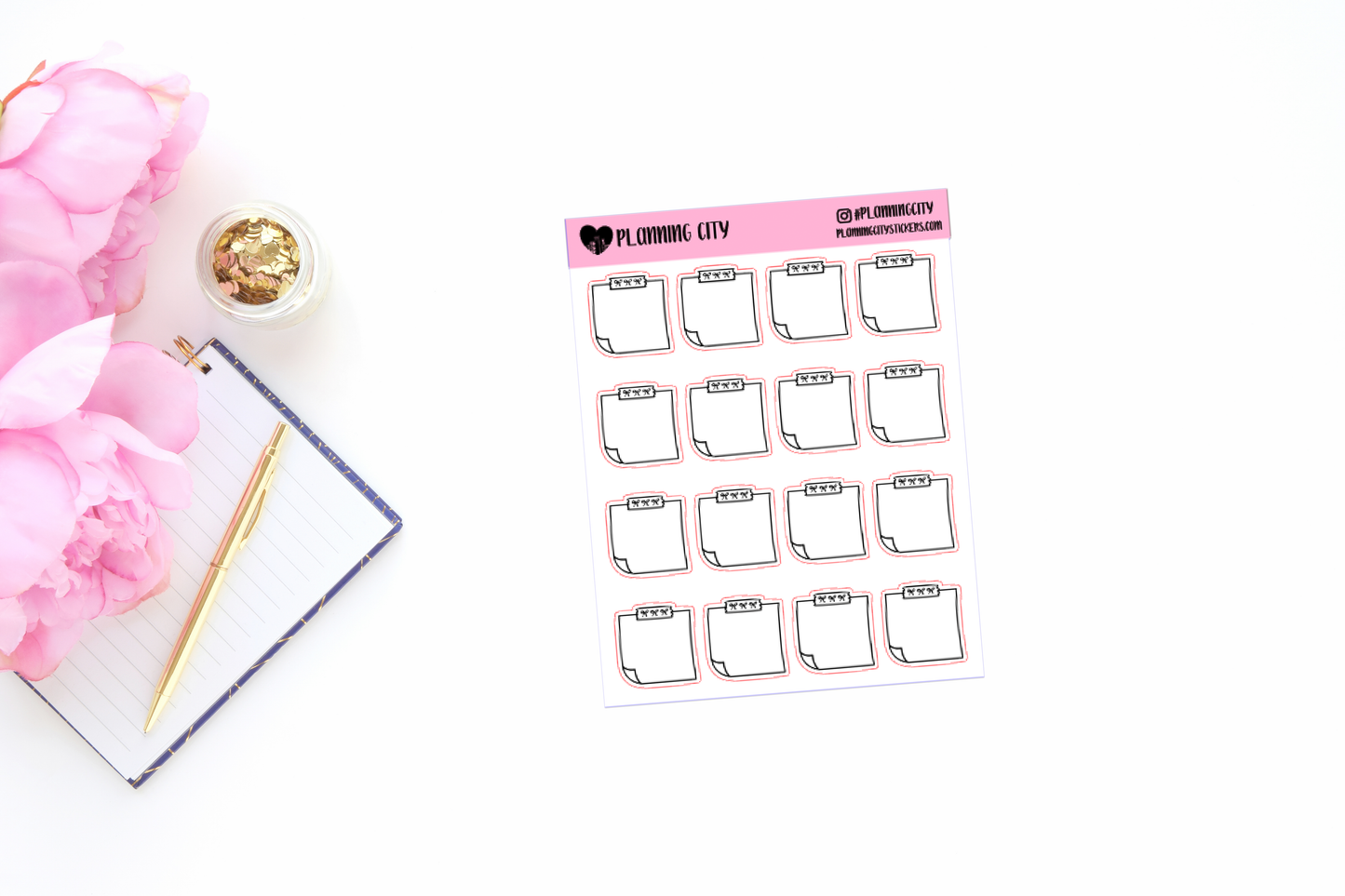 Washi Post it Note II Foiled Functional