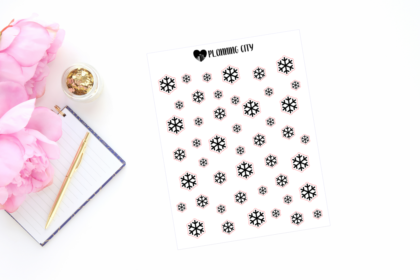 Individual Snowflakes II Foiled Icon