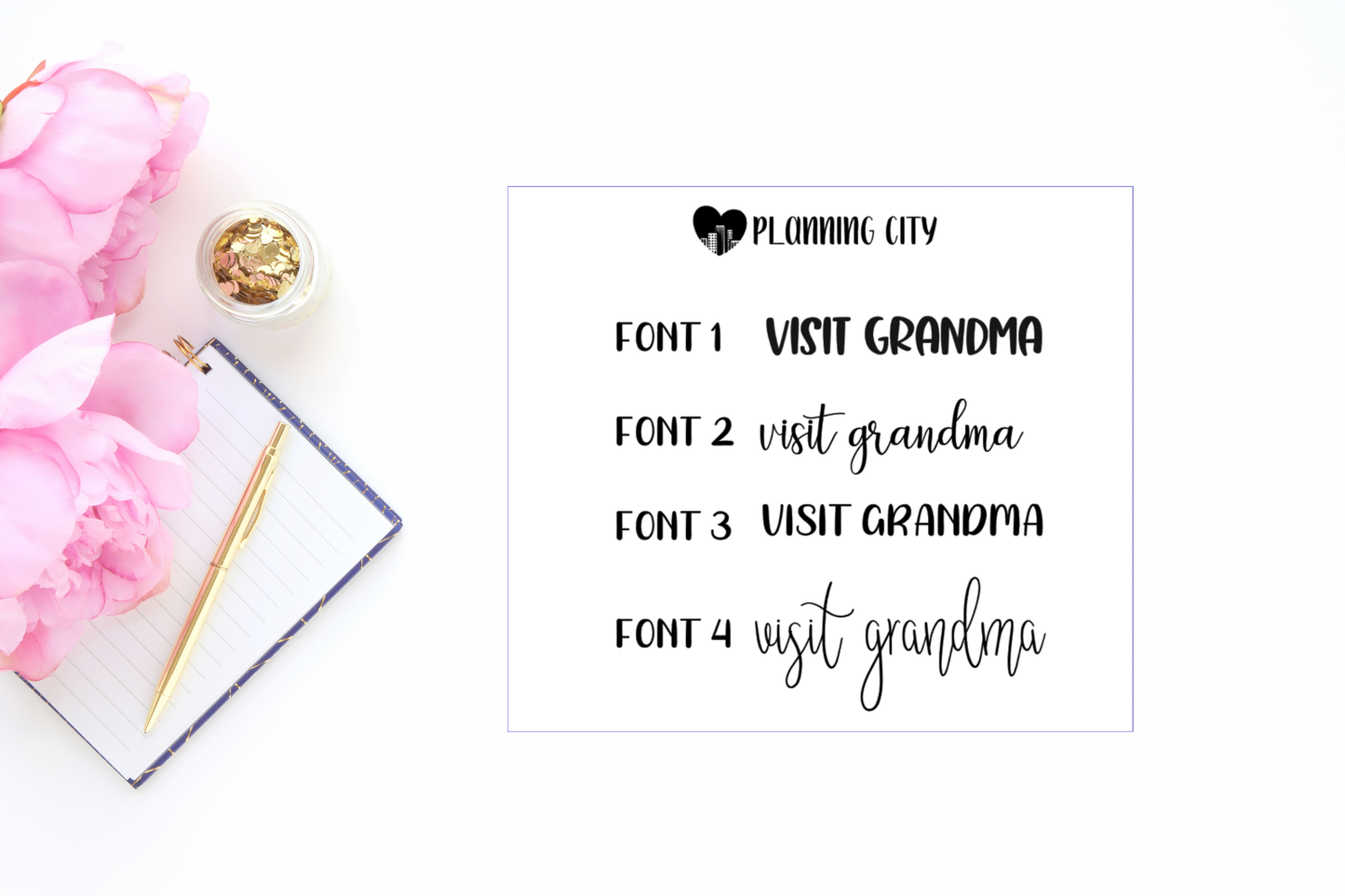 Visit Grandma II Foiled Word