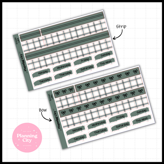 Frozen Lake Foiled Washi & Date Covers Add on