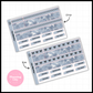 Bisousd' Hiver Foiled Washi & Date Covers Add on