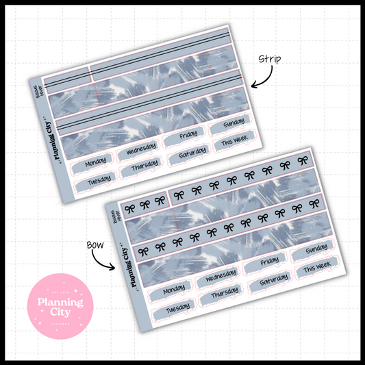 Bisousd' Hiver Foiled Washi & Date Covers Add on