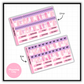 Love Cafe Foiled Washi & Date Covers Add on