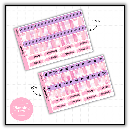 Love Cafe Foiled Washi & Date Covers Add on